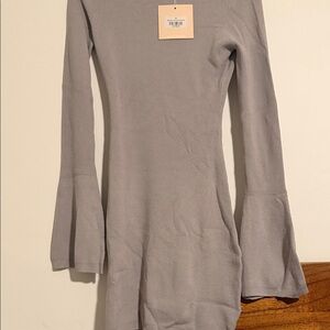 Kittenish Gray Knit Fabric